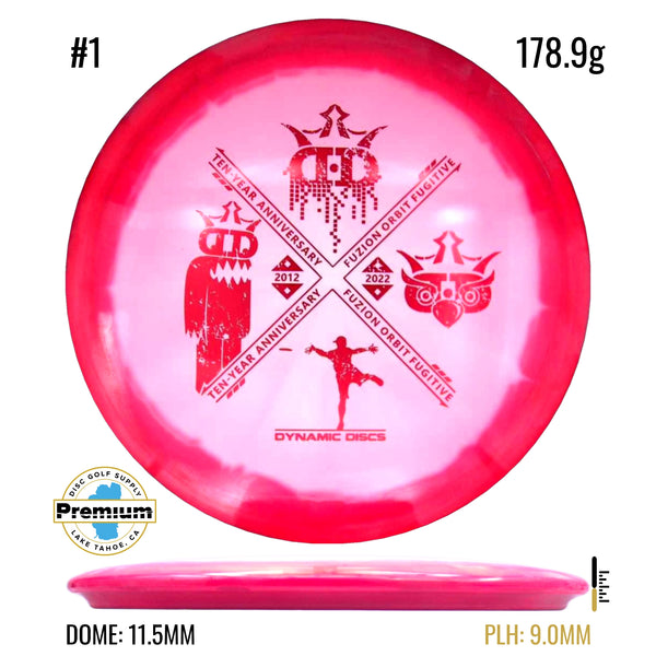 Fuzion Orbit Fugitive 10 Year Anniversary Stamp