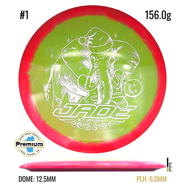 Gold Orbit Jade White Elephant