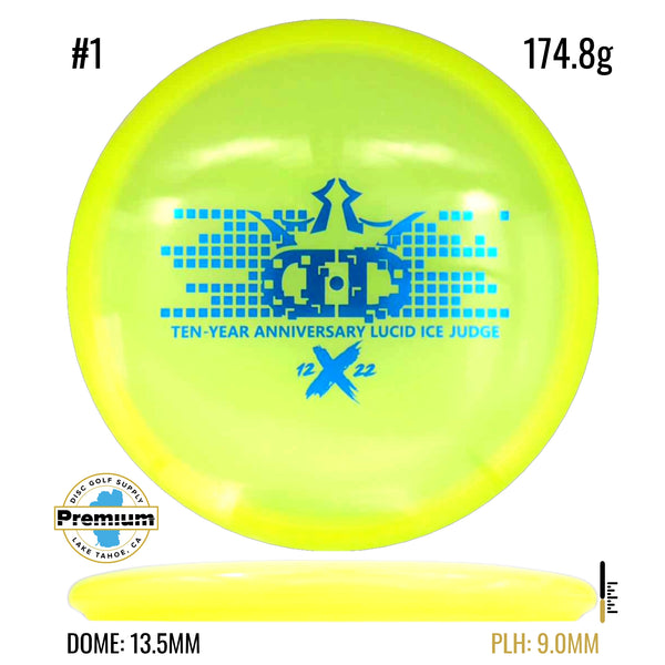 Lucid Ice Judge 10 Year Anniversary Stamp