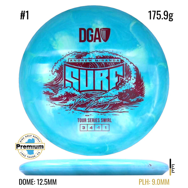 Used Andrew Miranda Tour Series Swirl Surf