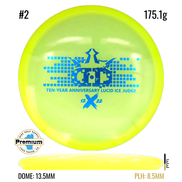 Lucid Ice Judge 10 Year Anniversary Stamp