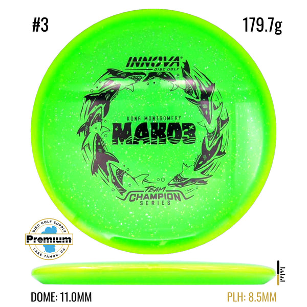 Metalflake Halo Champion Mako3 Kona Montgomery (Tour Series)