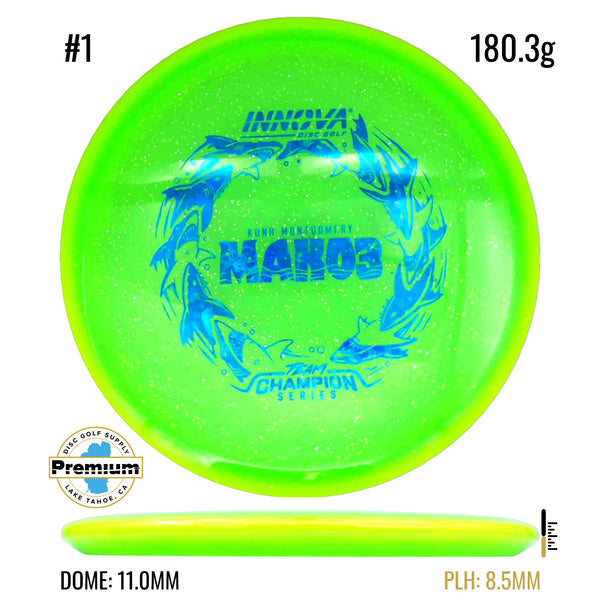 Metalflake Halo Champion Mako3 Kona Montgomery (Tour Series)