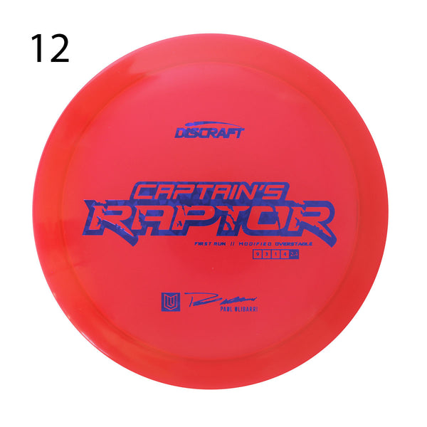 First Run Captain's Raptor – Premium Disc Golf